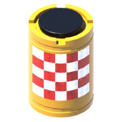 Пластиковый дорожный сигнальный буфер БД-3