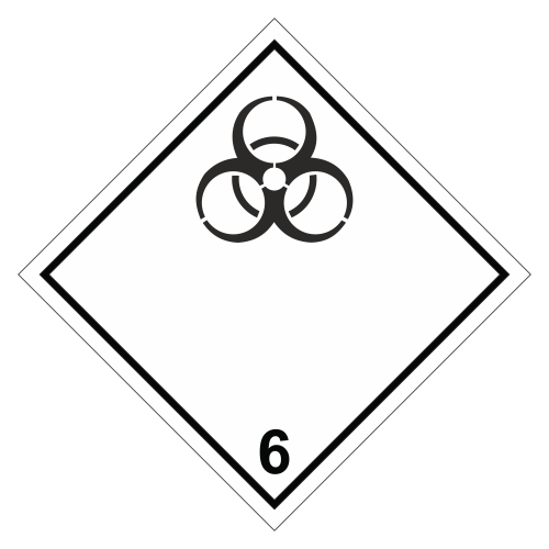 Знак опасности. Класс 6.2. Инфекционные вещества
